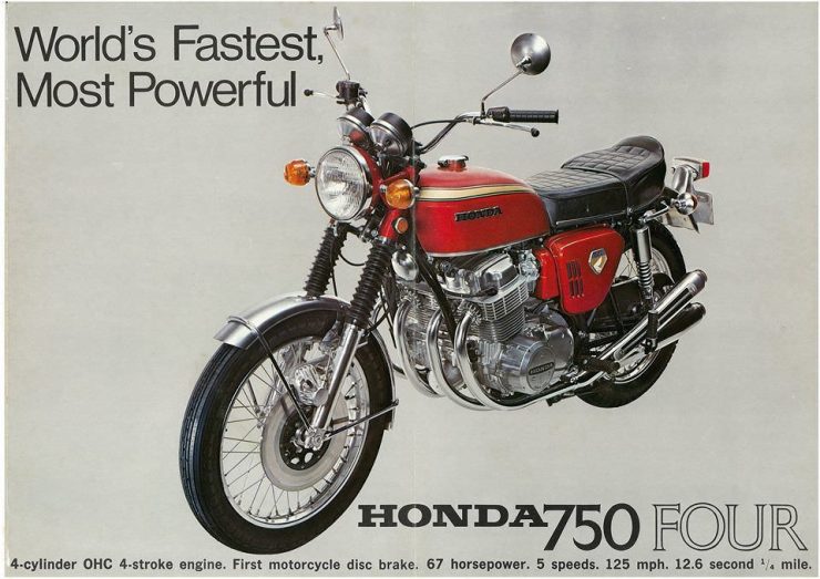 Honda cb750-four ad